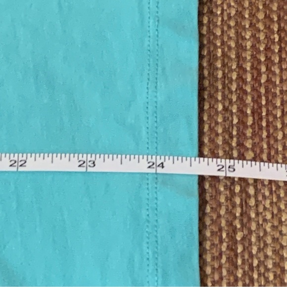 Vineyard Vines Kids L (14) Graphic LS Tee Pineapple Print Capri Blue Aqua Pink - Picture 13 of 13